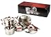 Ethos Hells Kitchen 5pc Stainless Steel Red Handle Cookware Set