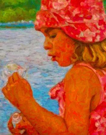 Custom Order #Z0-MPR, Oil on Canvas, Custom Painting of The Person You Love, For 1 Person of Customer's Choice, Style: Expressionism, with Signature Text 