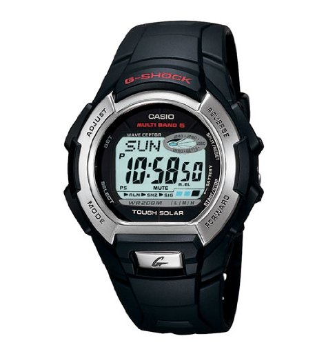 Casio Black Digital Multi Band 5 G Shock Watch GW 800 1VCF