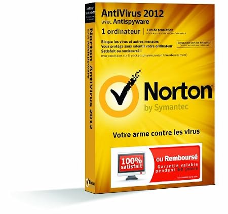 Norton antivirus 2012 (1 poste, 1 an)