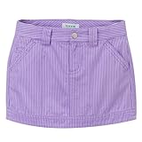 Girls' Circo Striped Twill Scooter - Purple