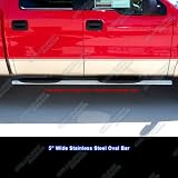99-12 2012 F250 350 450 550 HD Superduty Super Cab 5 inch Wide S S Nerf Bars by APS