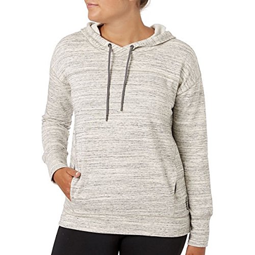 リーボック アウター パーカ＆スウェット Reebok Women's Melange Brushed Fleece Ho Oatmeal He [並行輸入品]