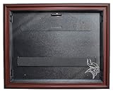 Minnesota Vikings Removable Face Jersey Display, Mahogany