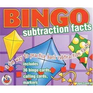 Subtraction Facts Bingo (Math Bingo) by Carson-Dellosa Publishing