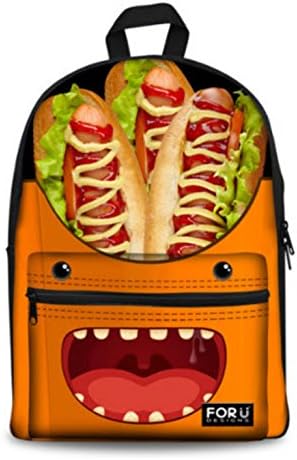 Cute Smiley Girl Canvas Backpack Preppy Style Pink School Backpacks For College Student Stylish Travel Laptop Rucksack For Women - CA4555J