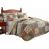 Greenland Home Blooming Prairie King Quilt Set