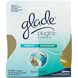 Glade PlugIns Scented Oil Refills Dual Pack, 1 of each refill, Ocean Blue & Refreshing Surf