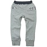 【H28年春物】 nico hrat(ニコフラート) 製品洗い加工済み 30/10裏毛ストライプ使い長丈パンツ 80cm/MG NO.B-261102