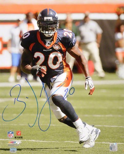 Brian Dawkins Denver Broncos - Action in Blue - Autographed 16x20 Photograph
