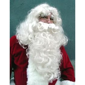 Top Quality Santa Wig and Beard Set