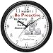 Habit 1 - Be Strong (English Text) - Wall Clock from THE 7 HABITS - CLOCK COLLECTION by WatchBuddy Timepieces (White Frame)