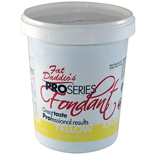 Fondant, Yellow, 2 lb, Vanilla Flavor
