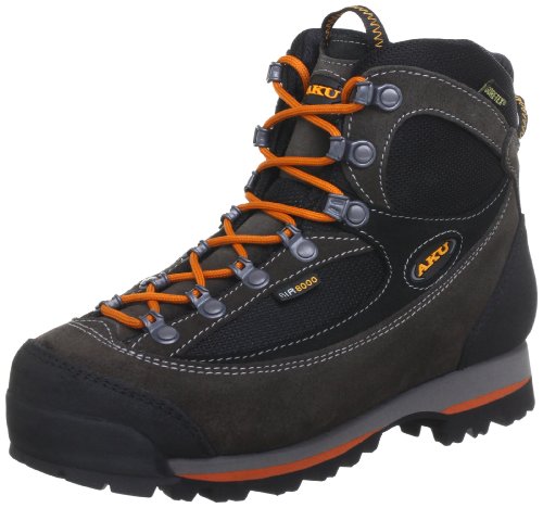 AKU TREKKER LITE II GTX 838, Scarponcini da escursionismo e trekking unisex adulto, Grigio (Grau (Anrt./Arancione 170)), 45