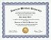 American Wirehair Cat Degree: Custom Gag Diploma Doctorate Certificate (Funny Customized Joke Gift - Novelty Item)