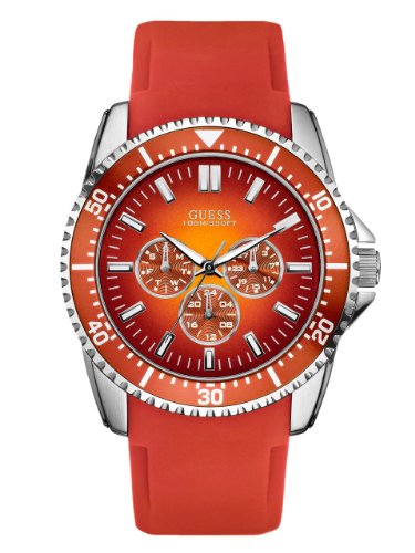 GUESS Focus Orange Rubber Watch