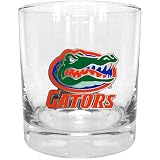 Bergamot Florida Gators Set of 4 Double Rocks Glasses