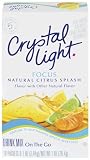 Crystal Light On The Go Focus Citrus Splash, 10-Count Boxes (Pack of 6)