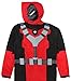 Deadpool (X-Men) Costume -- Hooded Fleece One-Piece Union Pajamas, XX-Large