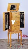 Jewelry Armoire in Light Oak - Coaster