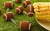 Football Corn Holders (set of 8)