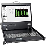 Tripp Lite B021-000-19  KVM Rack Console 1U Rackmount w 19" LCD Display
