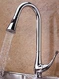 IMAGE OF BathApp New Kitchen Chrome Vessel Sink Faucet(Model BA9600-23)