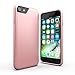 iPhone 7 Case, CaseCrown Lux Glider Case (Rose Gold) w/Matte Finish & Felt Interior