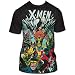Search : Men's Marvel Comics The X-men Gang Big Print Subway T-shirt