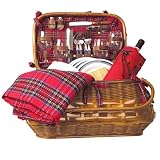 Picnic Time Highlander Basket for 4