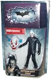 Batman The Dark Knight Movie Master Deluxe 6 Inch Tall Action Figure - GOTHAM CITY THUG with Crime Scene Evidence (Happy Clown with Blue Hair's Mask)