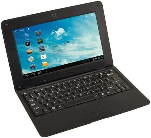 Polotab 2015 Newest Solid Black 10 Inch Laptop Notebook Netbook Pc, Wifi and Camera with Installed Apps