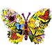 Wings of Color Shaped Butterfly Jigsaw Puzzle by Greg & Co 1000pc