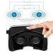 Home Stella 3D VR Glasses Headset Virtual Reality Adjustable Lens Strap for 4.7-6 inch Smartphones for iPhone 6 6s 6 Plus Samsung Galaxy S7 S6 edge Ideal for 3D Movies Games (3D VR)