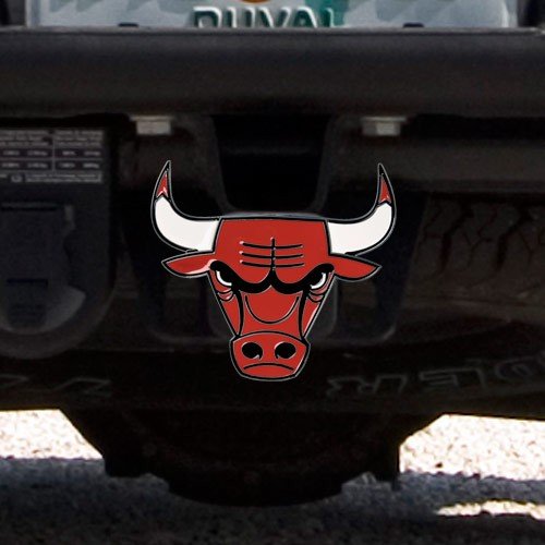 Chicago Bulls Large Trailer Hitch Cover - NBA Basketball Fan Shop Sports Team Merchandise