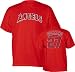 Vladimir Guerrero Red Majestic Name and Number Los Angeles Angels of Anaheim T-Shirt