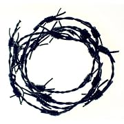 Barbed Wire Loose Black Leather Cord