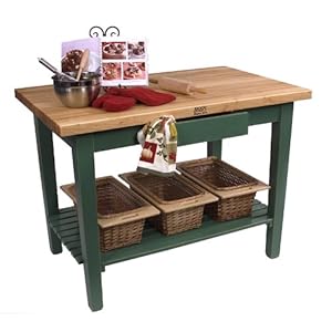 John Boos Country Work Table on Amazon Com  John Boos   Co  Classic Country Work Table  Home   Kitchen