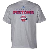 adidas Detroit Pistons Ash True Court T-shirt