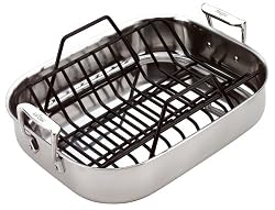 All-Clad Stainless Petite Roti Pan with Roasting Rack