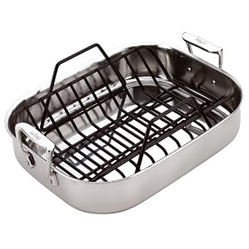 Buy All-Clad Stainless Petite Roti Pan with Roasting Rack