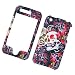 SKULL with FLOWERS snap on cover faceplate for Apple iPhone 3G