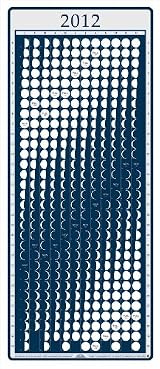 MoonLight 2012, Moon Calendar with Daily Lunar Phases