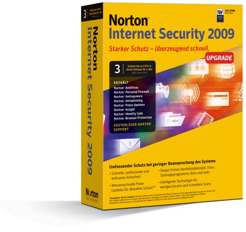 Childrens Toyshop  Software : Norton Internet Security 2009 3 Benutzer - Upgrade - deutsch*