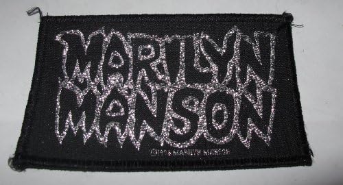 Vintage Embroidered Patch Marilyn Manson