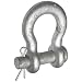CM M352G Round Pin Midland Super Strong Anchor Shackle, Carbon, 3/4" Size, 6-1/2 ton Capacity