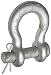 CM M352G Round Pin Midland Super Strong Anchor Shackle, Carbon, 3/4