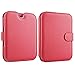 Insten® Flap Cover-up Leather Case Pouch Compatible with Barnes & Noble Nook Simple Touch with GlowLight , Red