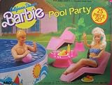 California Dream BARBIE Pool Party 25 Piece Playset (1987 Arco Toys, Mattel)