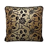 100% Polyester Irridescent w95% Feather, 5% Down Fill Deco Pillow 18x18 Gold 1 Piece... by 